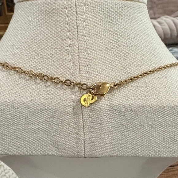 Dior Gold Necklace and Earring Set - Picture 9 of 12